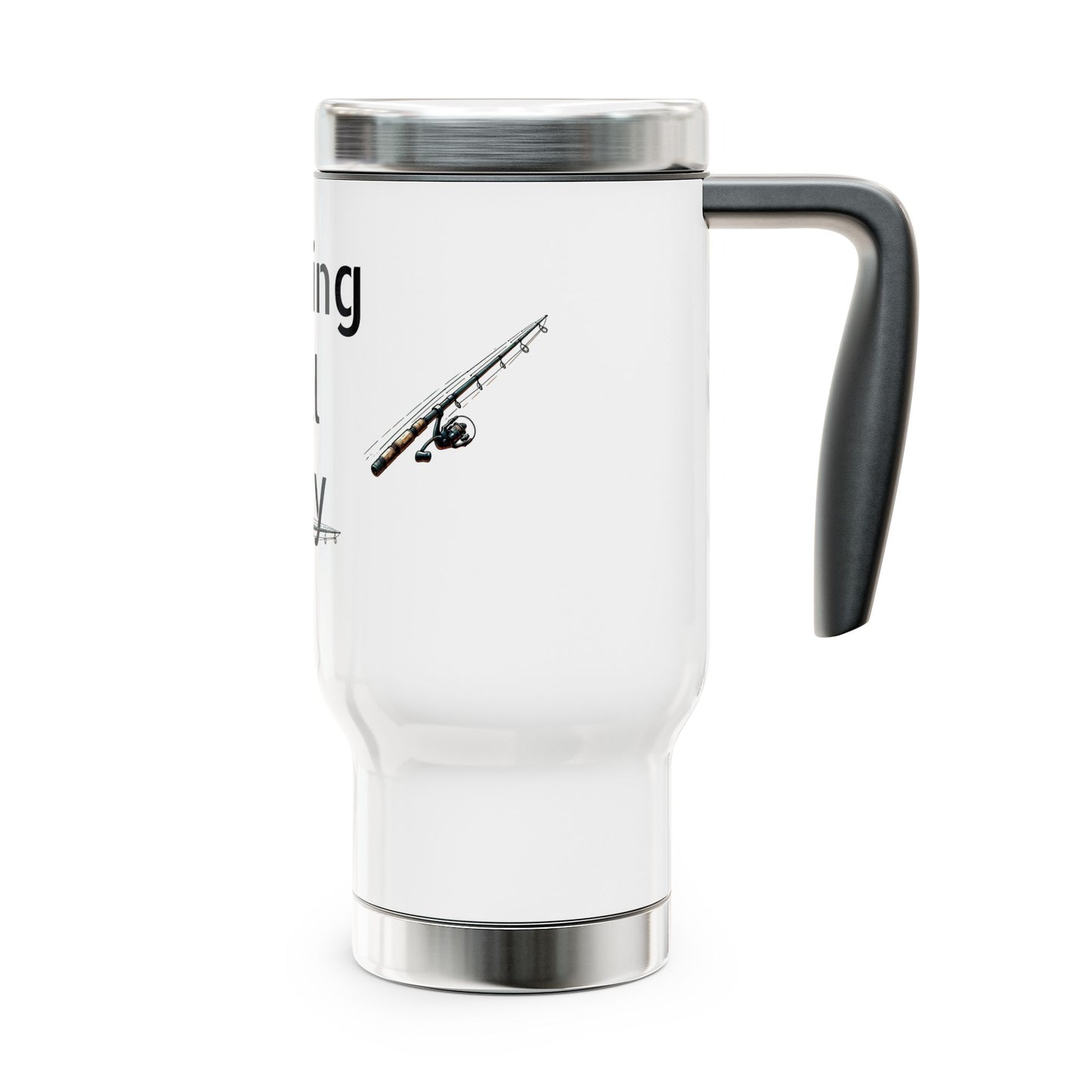 Milfing /Stainless Steel Travel Mug with Handle, 14oz
