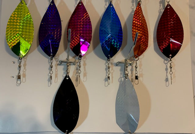 Foil wrapped crow blades