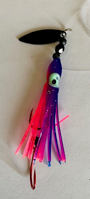 New micro squid spinners. 1.5 and 2 inch are available